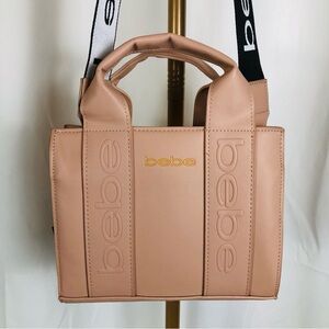 NWT Bebe Hana Mini Satchel Crossbody Bag Pink (B1)